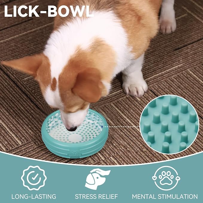 Dog Lick Bowl, Animire Freeze Lick Mat - Image 7