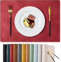 MOSAYT Vinyl Placemats Set of 6-12 X 17 Inch by MOSAYT