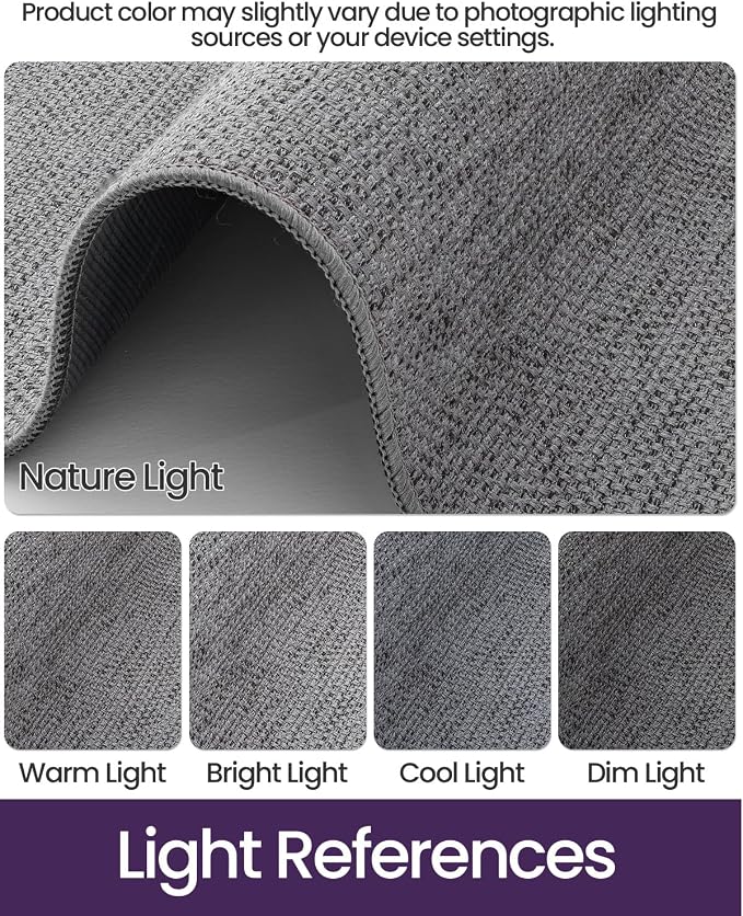 DEXI Ultra Thin Door Mat Indoor Entrance 32x48, Non Slip Rubber Backed Entryway - Image 3