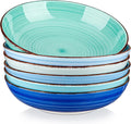 vancasso Bonita 38 oz Ceramic Pasta Bowls Set of 6, Microwave & Dishwasher Safe by vancasso