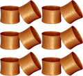 Round Hammered Napkin Rings Set of 12, Napkin Rings Bulk, Serviette Adornment by ITOS365