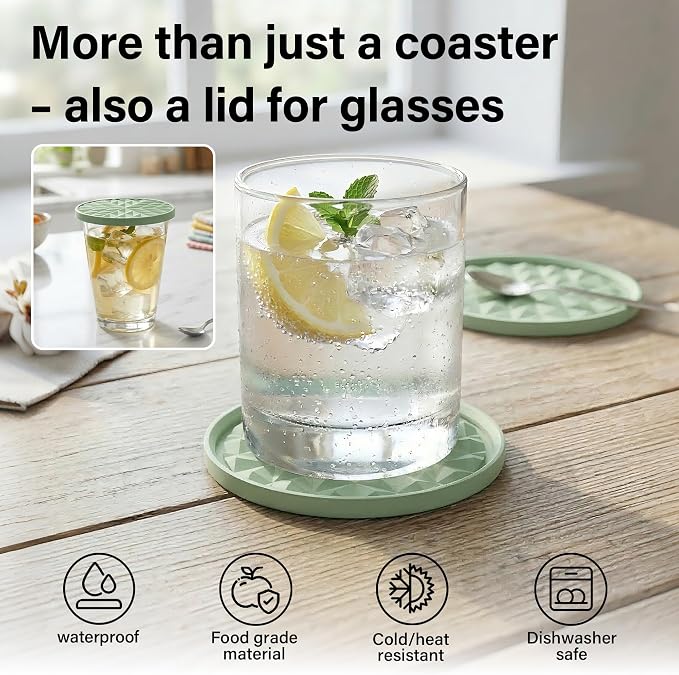 Silicone Drink Coasters Set of 4, Coaster - Image 5