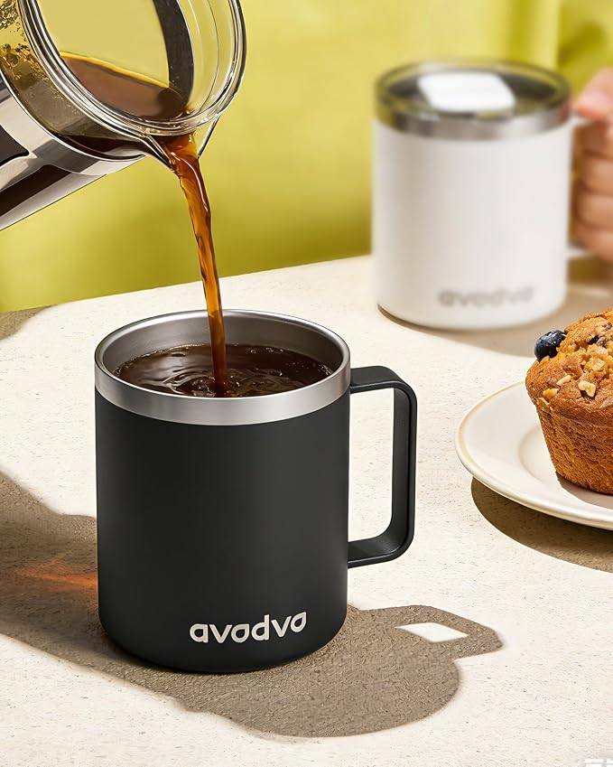 8 Pack 12oz Insulated Coffee Mug - Image 4