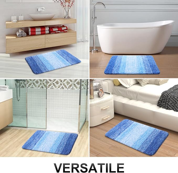 OLANLY Bathroom Runner Rugs Mat 59x20, Extra Soft Absorbent Microfiber Bath Rugs - Image 6