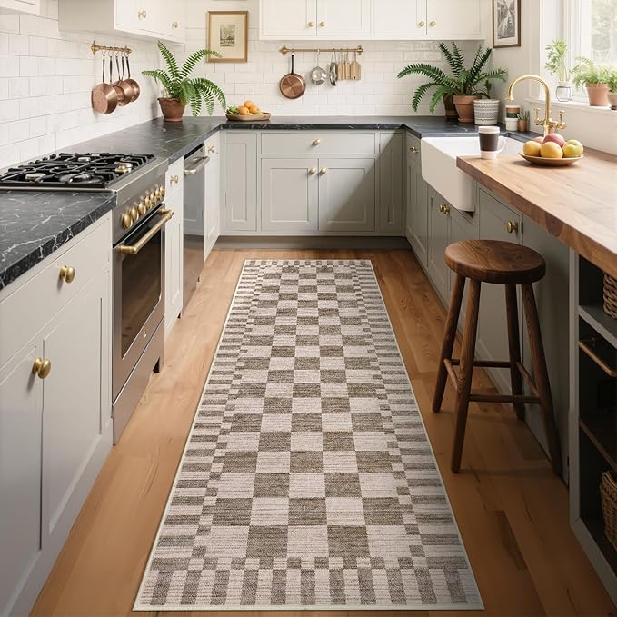 GarveeHome 2×8 Kitchen Runner Rug Non Slip, Washable Runner Rug by GarveeHome