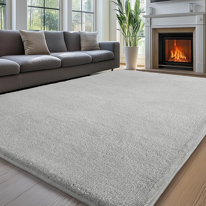 Sour Lemon 9x12 Area Rugs for Living Room, Soft Large Area Rug Fluffy Rugs for by SourLemon