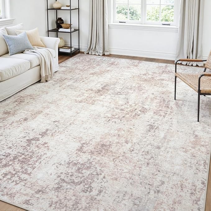 Area Rugs 5x7 Living Room: Large Soft Washable Rug Modern Abstract Anti-Skid by GENTDRIZZ