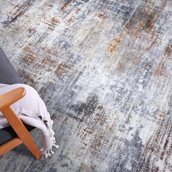 IOHOUZE Abstract Area Rug 4x5 Ft Washable Rugs - Image 7