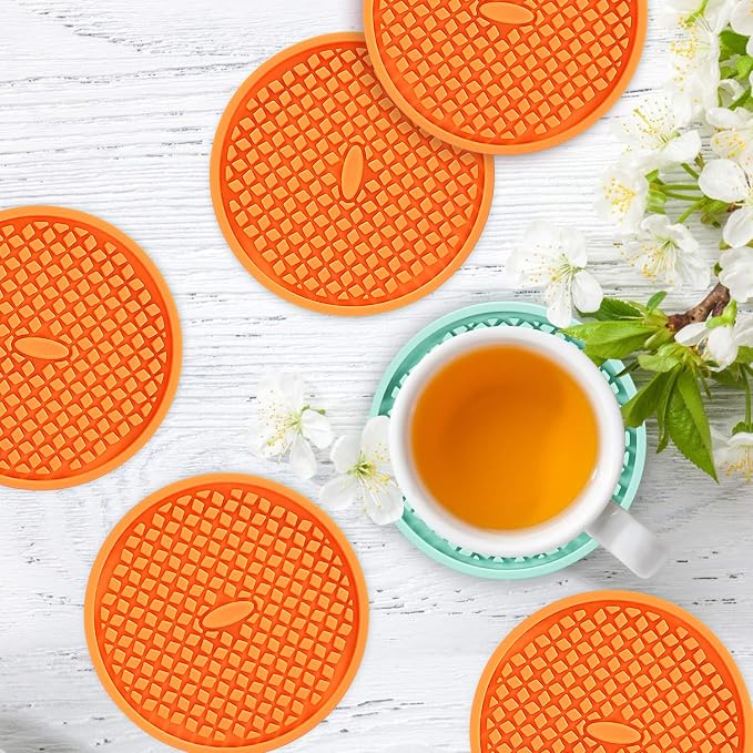 ME.FAN Silicone Coasters Thickened Drink Coasters - Image 2