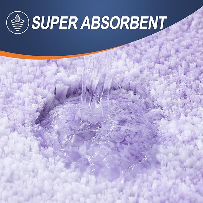 OLANLY Large Bathroom Rugs Mat 50x30, Extra Soft Absorbent Microfiber Bath Rug - Image 4