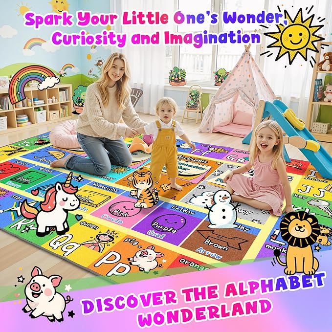 ABC Kids Playroom Rug 4x6 - Image 3