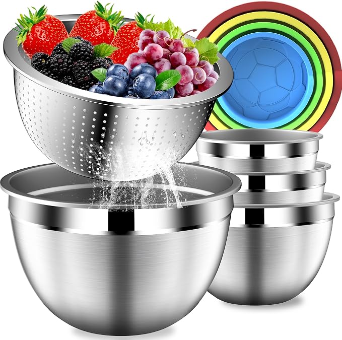 DUTZUN Colorful Mixing Bowls by DUTZUN