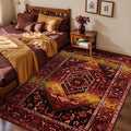 SERISSA Area Rug 3x5 Boho Rugs for Bedroom, Washable Non-Slip Living Room Rug by SERISSAHomeDecorCollection