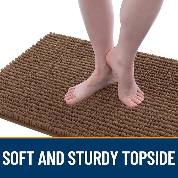 OLANLY Dog Door Mat for Muddy Paws 70x24, Ultra Absorbent Chenille Mud Doormat - Image 3