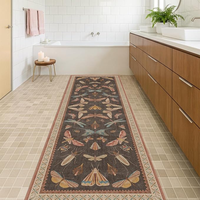 Hazo Haus Boho Runner Rug 3x8, Stain Resistant Indoor Carpet - Image 3