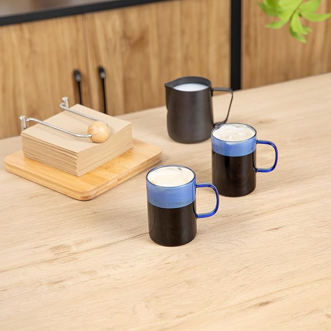 Restaurantware Glass Coffee Mug 2 Count 7 Oz Borosilicate Tea Cup - Image 4