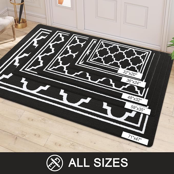 Buganda Indoor Door Mat, Dirt Resistant and Absorbent Entrance Mat, Low Profile - Image 7