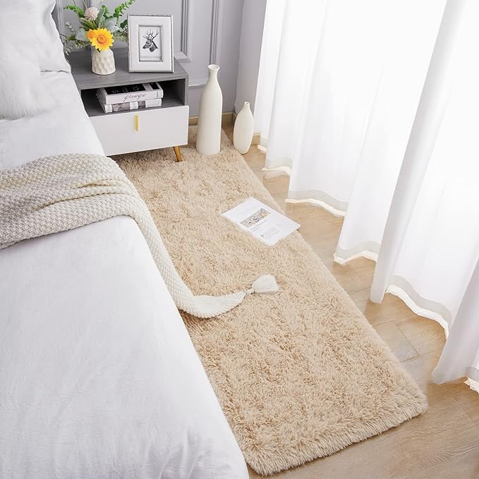 Chicrug Soft Runner Rugs for Bedroom Living Room Plush Fluffy Rug 3x10 Feet - Image 4