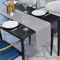 Soft Caddice Faux Linen Table Runner Cloth 2 Side by NATUS+WEAVER