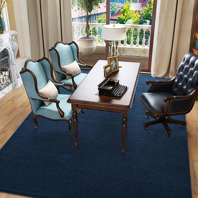 Pettop 6x9 ft Navy Blue Area Rugs - Image 6