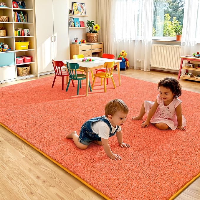 Keeko 4x6 Area Rugs for Living Room, Soft Modern Memory Foam Bedroom Rug - Image 6