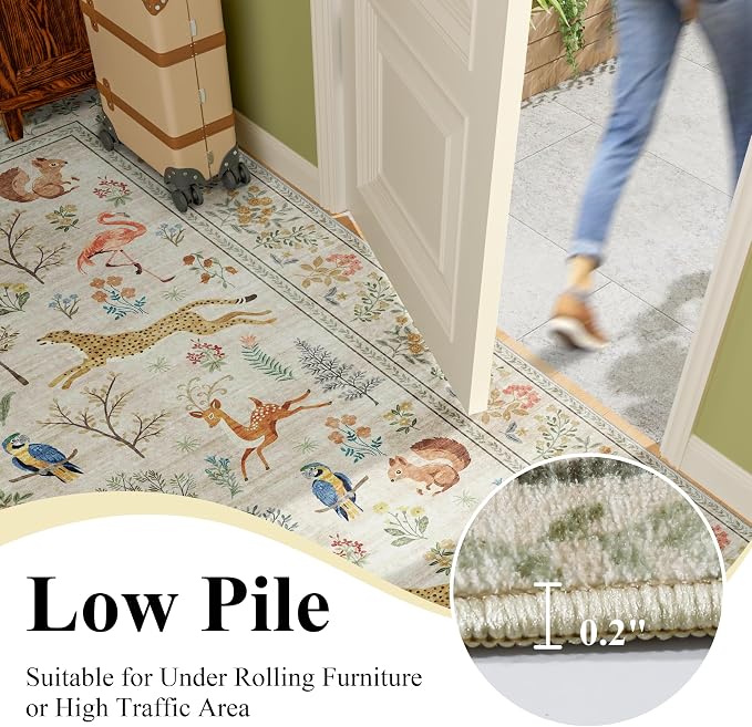 DUKINO Runner Rug, 2x7 Washable Kitchen Rugs - Image 8
