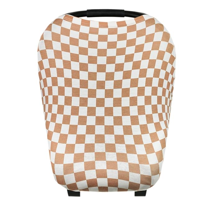 Copper Pearl Multi-Use Cover: Car Seat Covers, Nursing Cover, and Stroller Cover for Sun - Stretchy Fabric, All-Season Use, Stylish Designs, Easy Access for Moms - Rad