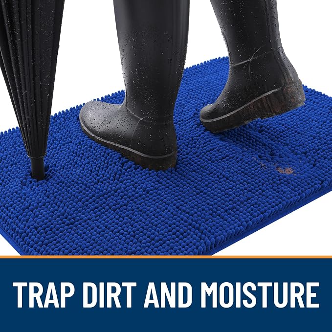 OLANLY Dog Door Mat for Muddy Paws 47x24, Absorbs Moisture and Dirt, Absorbent - Image 2