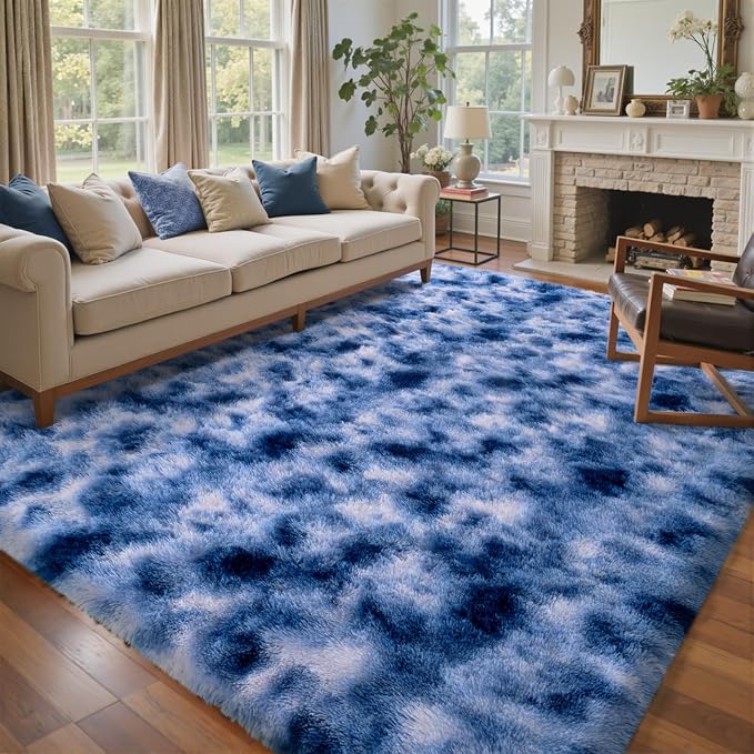 8x10 Ft Extra Large Shag Rugs for Living Room, Ultra Soft Fluffy Furry Area - Image 2