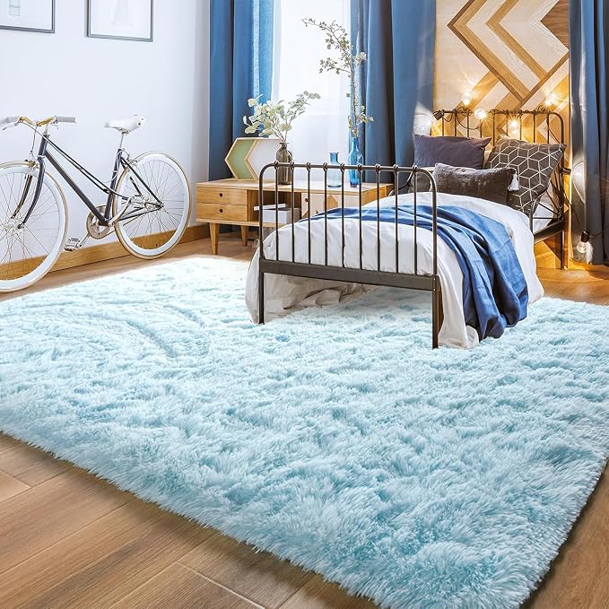 YJ.GWL Area Rugs for Living Room Bedroom, 8x10 Machine Washable Large Light - Image 2
