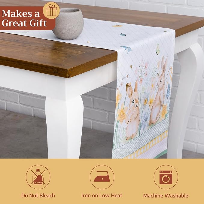 Maison d' Hermine Table Runner 100% Cotton 14.50" x 72" | Table Runners 72 - Image 5