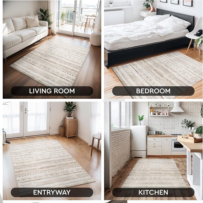 Small Area Rug-2x3 Entryway Rug Non Slip Washable Low Pile Indoor Door Mat - Image 7