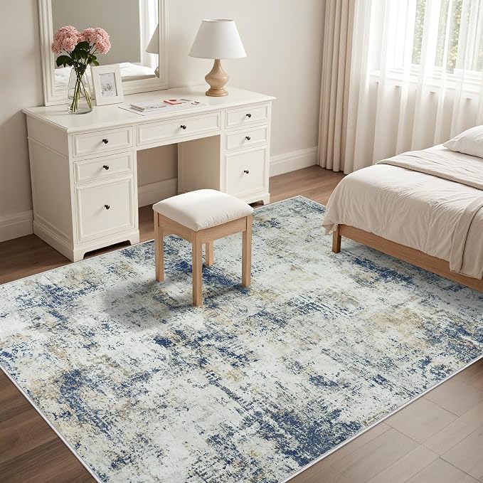 9x12 Area Rugs Living Room Rugs: Large Washable Rug - Image 4