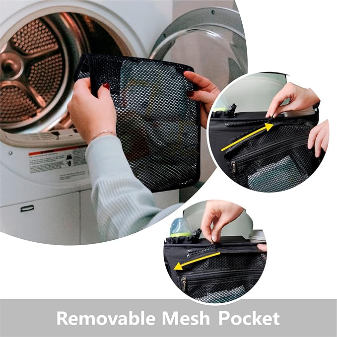 TOPDesign Universal Baby Stroller Organizer, Stroller Caddy with Detachable Mesh Bag & Heightened Insulated Cup Holders & Non-Slip Secure Hooks Accessories, Fits Most Strollers (Checkerboard)