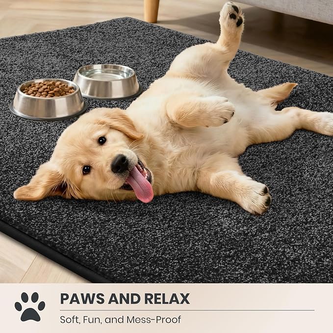 PURRUGS Dirt Trapping Door Mat 24" x 59", Non-Slip Machine Washable Entryway Rug - Image 3