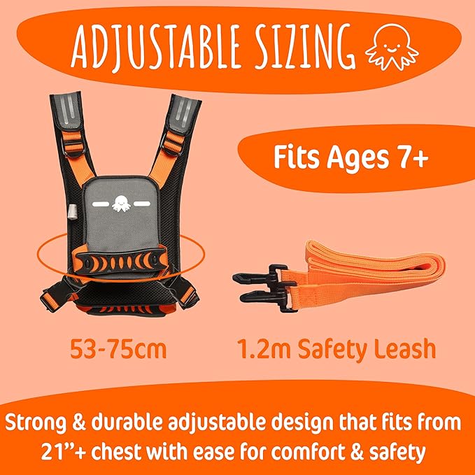 Hobbledehoo XL Child Harness, For Kids & Teenagers Aged 7+, Supporting Special Needs, Including Autism Safety Awareness