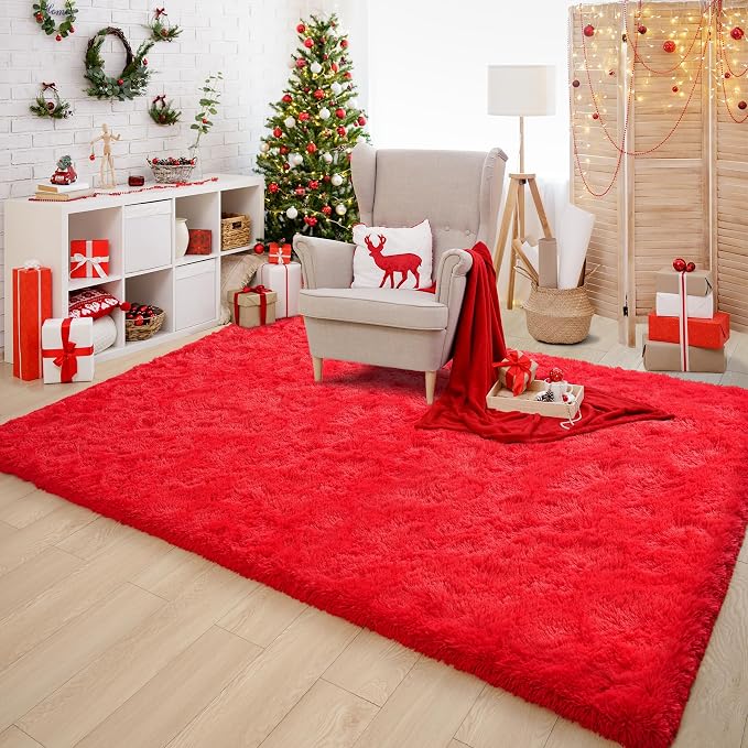 Chicrug Soft Area Rugs for Bedroom Living Room Plush Fluffy Rug 4x6 Feet - Image 8