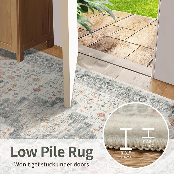 Rugxara 6x9 Tapue Washable Area Rug - Image 7