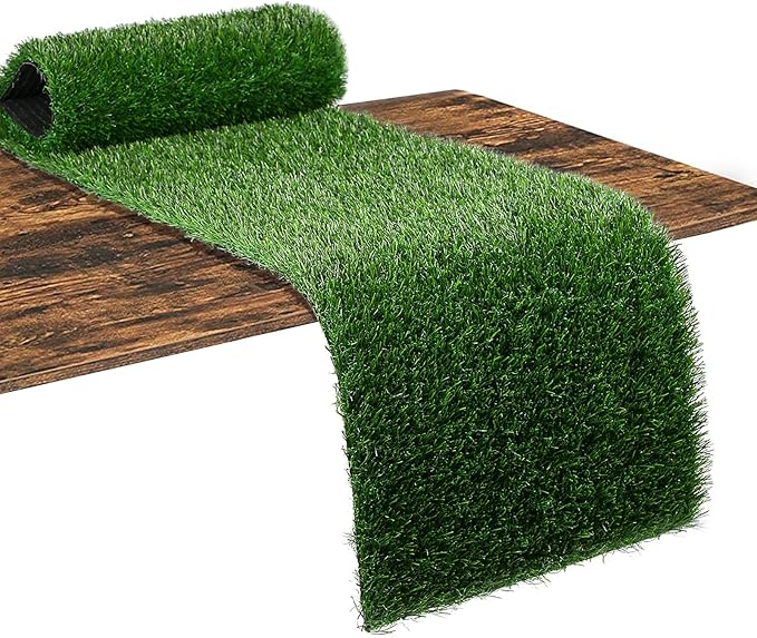 XLX TURF Green Artificial Grass Table Runner 12x108 Golf Party Decorations | by XLXTURF