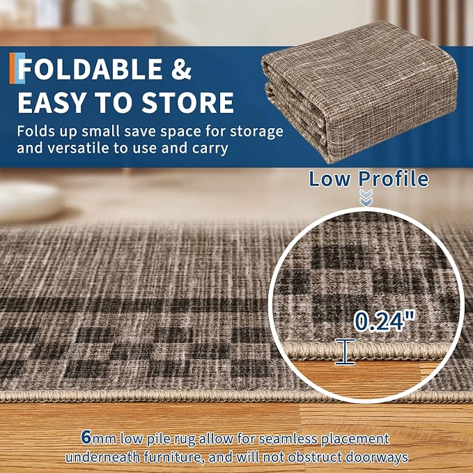GarveeHome Runner Rug 2x6 for Kitchen Non Slip Washable Hallway Runner Rugs - Image 4
