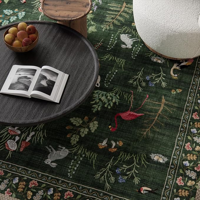 Washable Kitchen Rug Runners for Hallways: 2'x6' Bedroom Runner Rug Non Slip - Image 3