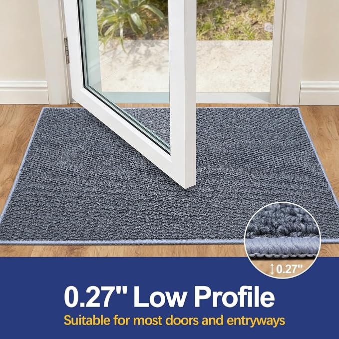 Dirt Trapping Door Mat 32x48, 3D Scarping Surface Doormat - Image 3