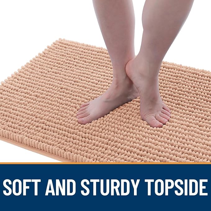 OLANLY Dog Door Mat for Muddy Paws 44x24, Ultra Absorbent Chenille Mud Doormat - Image 3