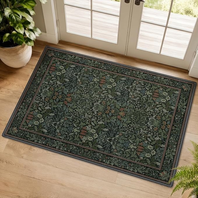 GENIMO 2x3 Washable Rug, Non Slip Front Door Mat by GENIMO