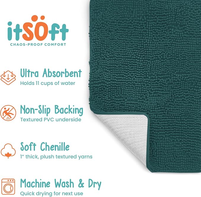 Dog Rugs for Muddy Paws 25x18 | Cleaner Mud Free Floors | Muddy Dogs Mats for - Image 7