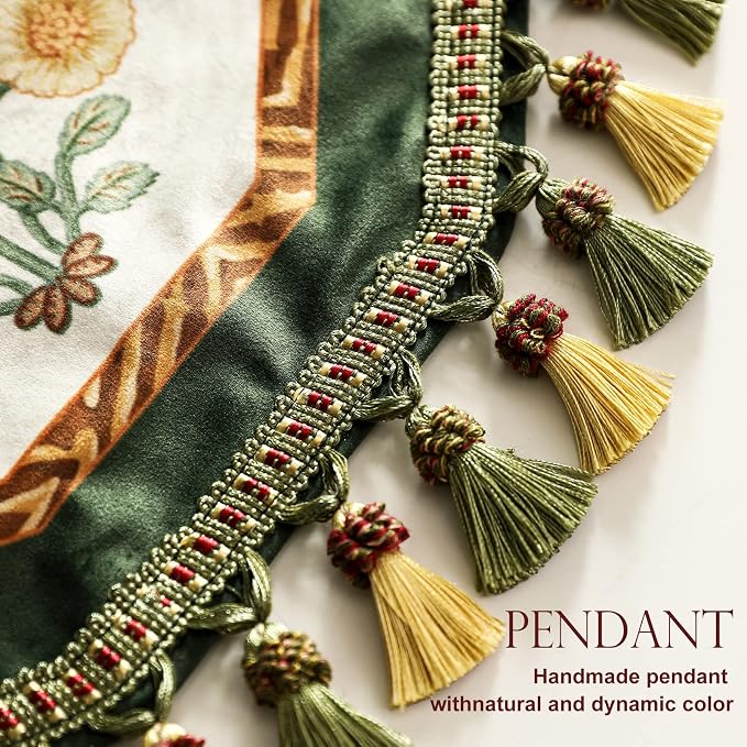 Patdrea Designer Elegant French Velvet Table Runner, Thanksgiving Dining Table - Image 3