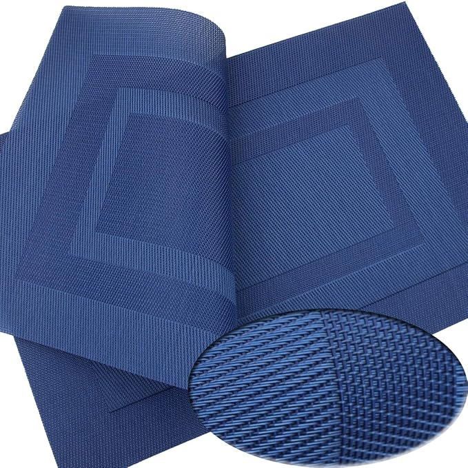 PIGCHCY Placemats, Washable Woven Vinyl Placemats - Image 6