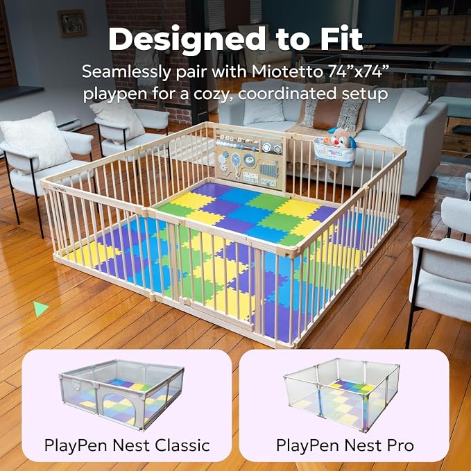 MioTetto Baby Play Mat, Soft Foam Floor Tiles - Image 3