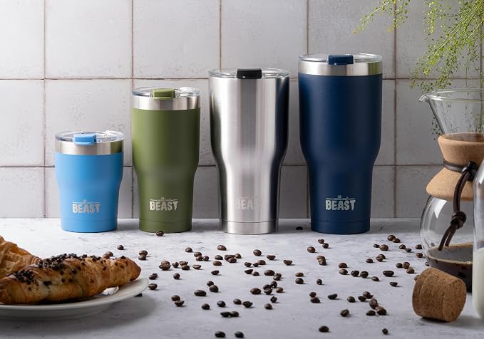 Beast 20 oz Tumbler Stainless Steel Vacuum Insulated Coffee Ice Cup Double Wall - Image 4