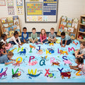 6x9 ABC Classroom Rug for Kids Playroom, Alphabet Rug by Unknown
